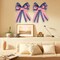 Large 4th of July Patriotic Wreath Bow – Oversized American Flag Bow with Blue Stars – Red and White Bunting Decor for Front Door, Mailbox & Porch – USA 250th Anniversary Outdoor Weather-Resistant Ornament (1 Pack)